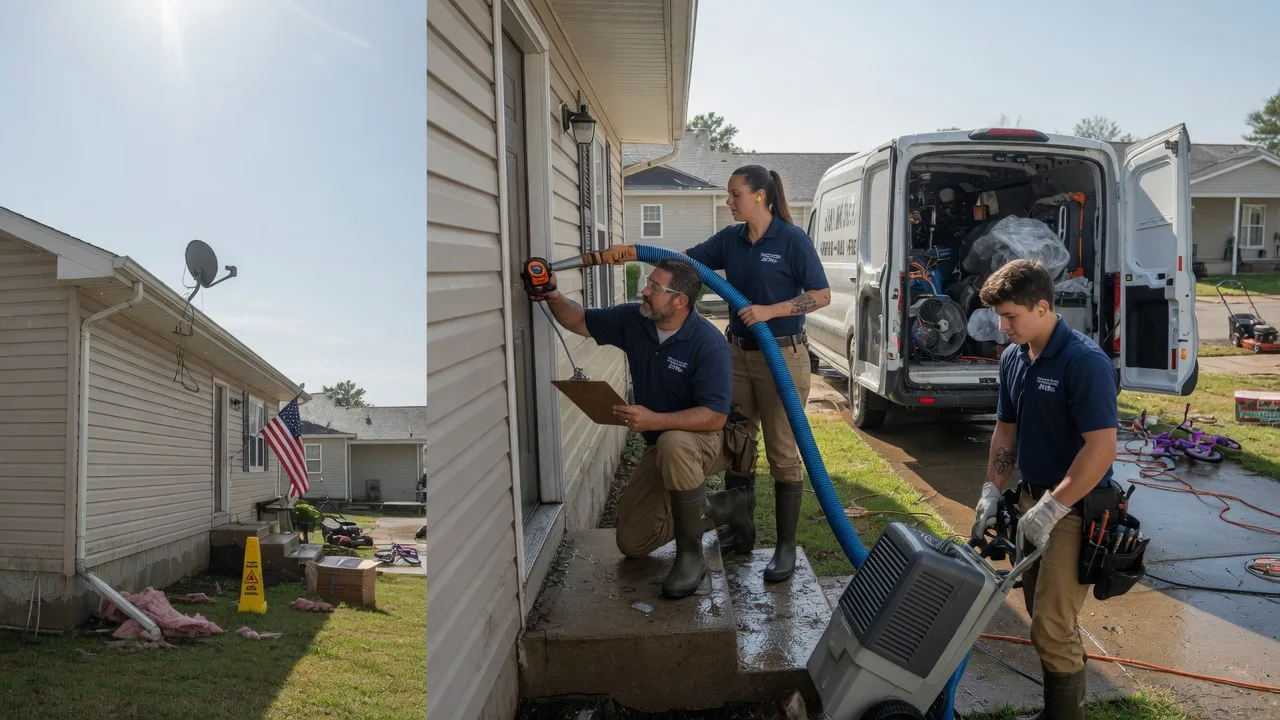 Ceiling Water Damage Restoration in Washburn, ND near me